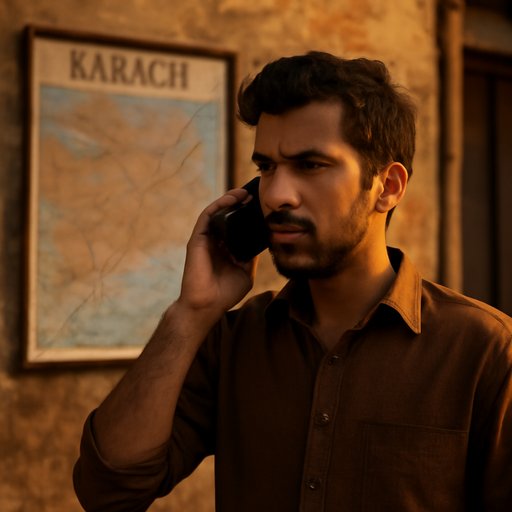 PK666 کراچی دفتر نقشہ